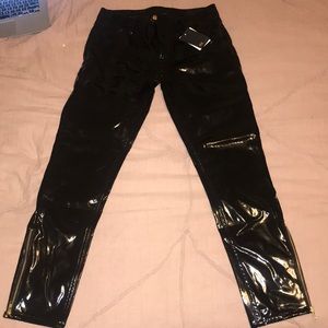 asos mens leather pants